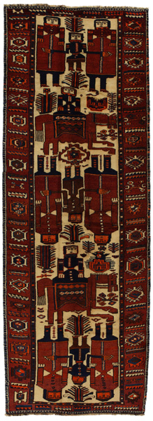 Baktjar - Kaszkaj Dywan Perski 418x147