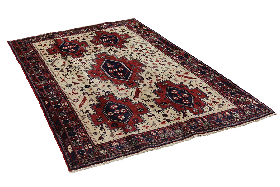 Afszar - Sirdżan Dywan Perski 247x148 - Zdjęcie 1