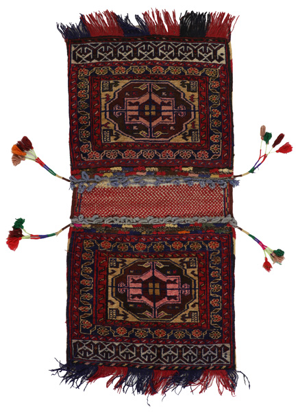 Turkaman - Saddle Bag Wyrób Tkacki Afgański 106x50