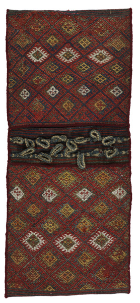Turkaman - Saddle Bag Dywan Afgański 126x55