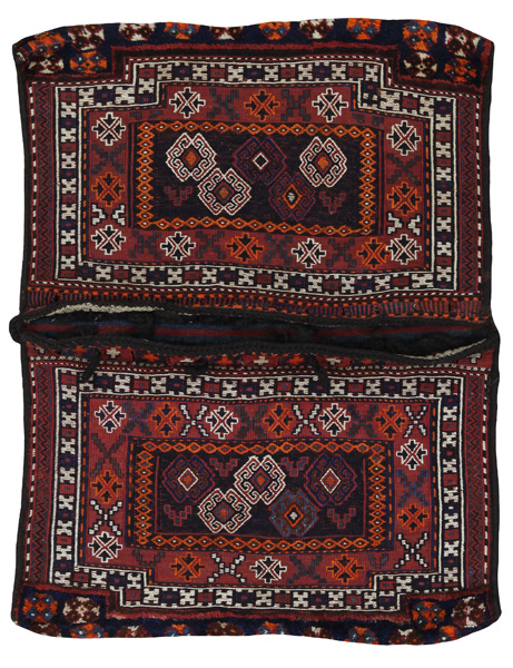 Dżaf - Saddle Bag Dywan Perski 113x88