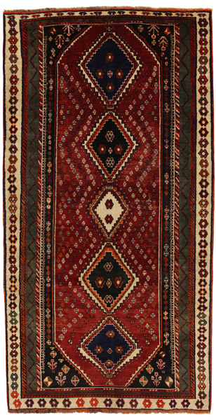 Jalameh - Kaszkaj Dywan Perski 247x128